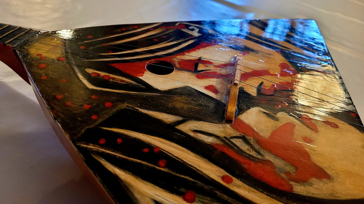 SOLD "Three cheers" My chemical romance balalaika Wall decoration