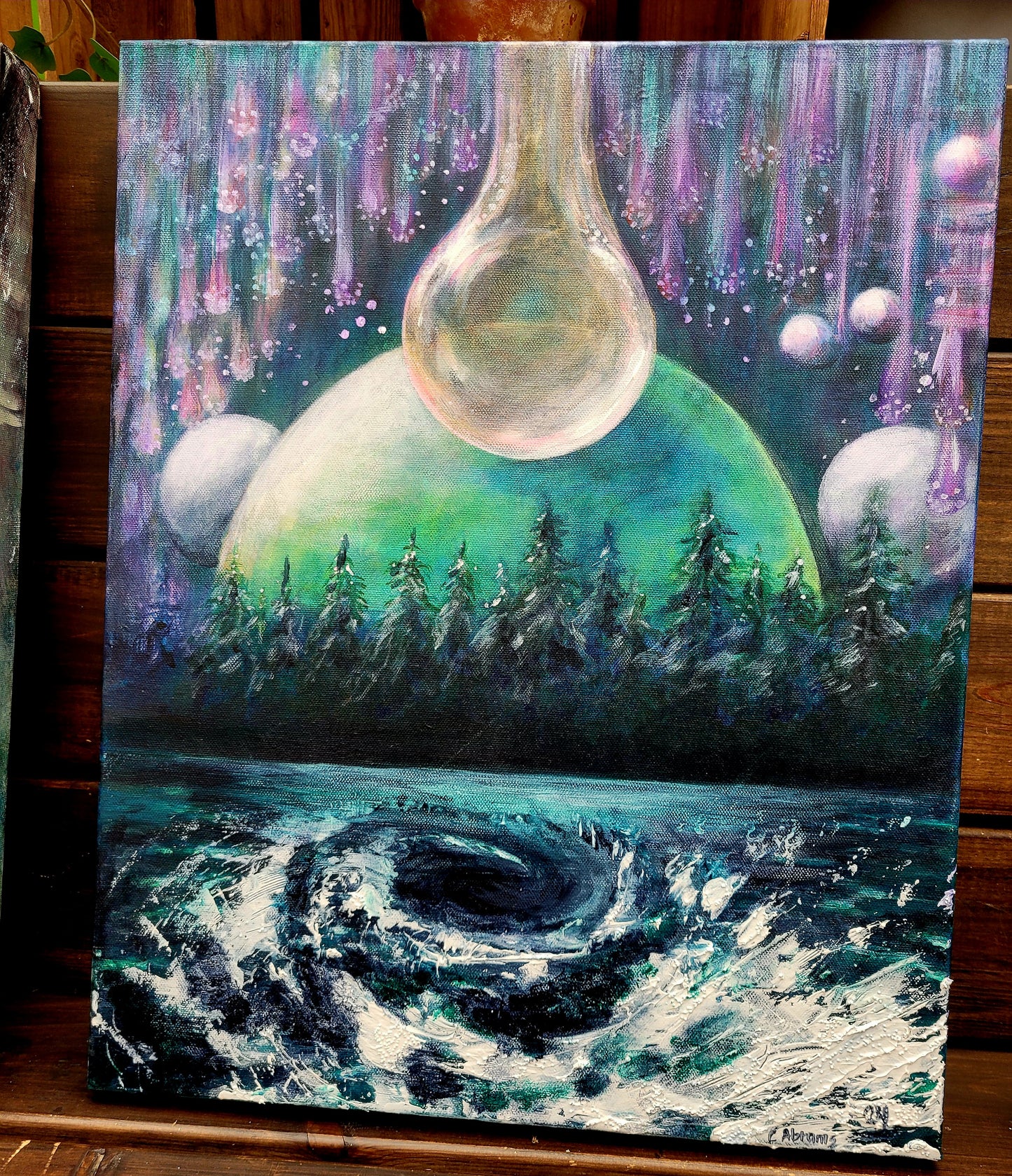 "Quantum party" Original artwork